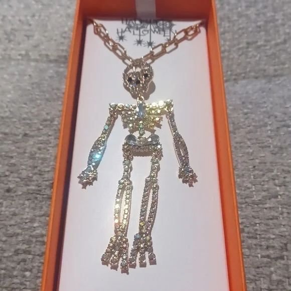 Piper K 32" Skeleton Halloween Necklace - Picture 2 of 2